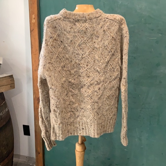 Vintage men’s holy beige wool jumper - Picture 2 of 4